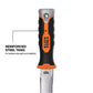 Buy now KLEIN TOOLS DK16 Double-Edged Duct Knife, Serrated Stainless Steel Blade, Designed for Duct Board and Insulation, Fixed Blade Knife with Sheath, 5-1/2-Inch at indiglob india