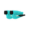 Resqme Pack of 2, The Original Emergency Keychain Car Escape Tool, 2-in-1 Seatbelt Cutter and Window Breaker, Made in USA, Orange - Teal