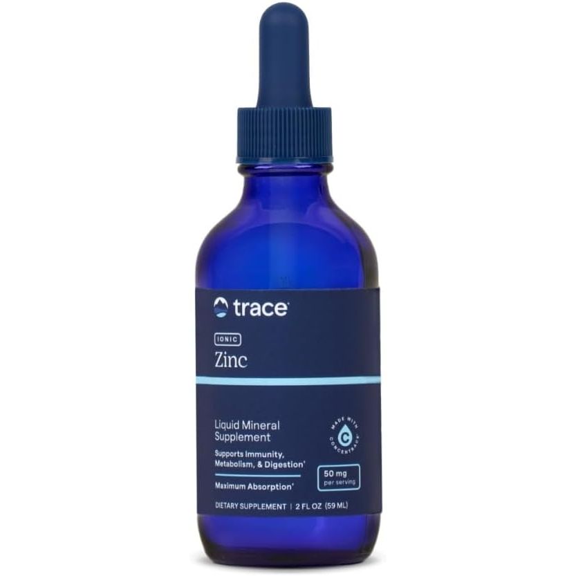 Trace Minerals Ionic Zinc 50 mg - Dietary Supplement with Zinc, Magnesium & Chloride - Support Healthy Digestion & Immune Function - ZInc for Skin & Brain Health - 2 fl oz (About 48 Servings)