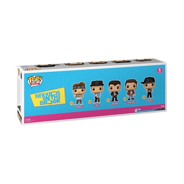 Buy now NKOTB Funko POP! New Kids on The Block Band 5-Pack Exclusive Pop! Vinyl Figures, 65234 at indiglob india
