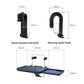 Buy now 2 in 1 Car Steering Wheel Tray / Back Seat Headrest Tray for Eating Food Drink and Writing Laptop Work, XERGUR Black Car Desk at indiglob india