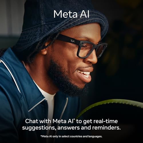 Buy now Ray-Ban Meta (Gen 1), Wayfarer, Matte Jeans Transparent | Smart AI Glasses for Men, Women ƒ?? 12 MP Camera, Open-Ear Speakers, Video, Bluetooth ƒ?? Polarized Dusty Blue Lenses ƒ?? Wearable Technology at indiglob india