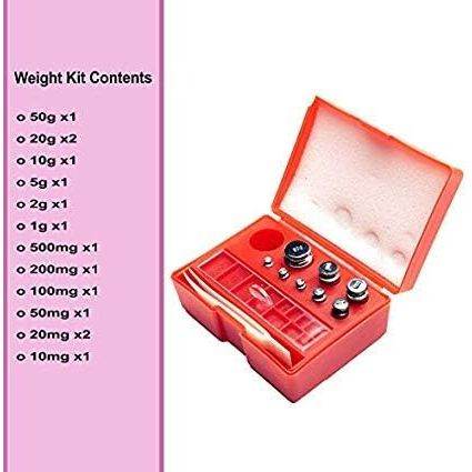 Class M2 14-Piece Small Calibration Weigh Kit Carbon Steel with Chrome Finish - Red - American Weigh Scales - My Store