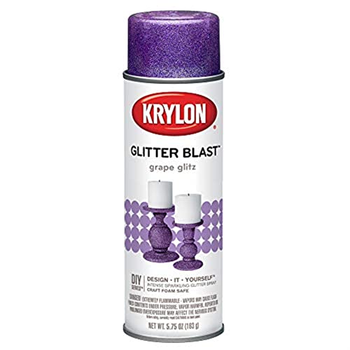 Buy now Krylon K03813A00 Glitter Blast Glitter Spray Paint for Craft Projects, Grape Glitz, 5.75 oz at indiglob india