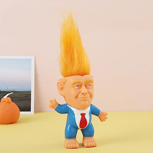 Buy now Donald Trump Toys Cute Rubber Troll Doll Toy Trump 2025 Take America Back, Troll Dolls Great Gifts for Trumps Fans（Red Tie） at indiglob india