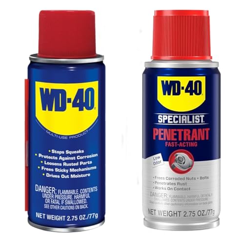 Buy now WD-40 Pocket Bundle: Original Formula, Multi-Use Product and Specialist Penetrant - 2.75oz Each at indiglob india