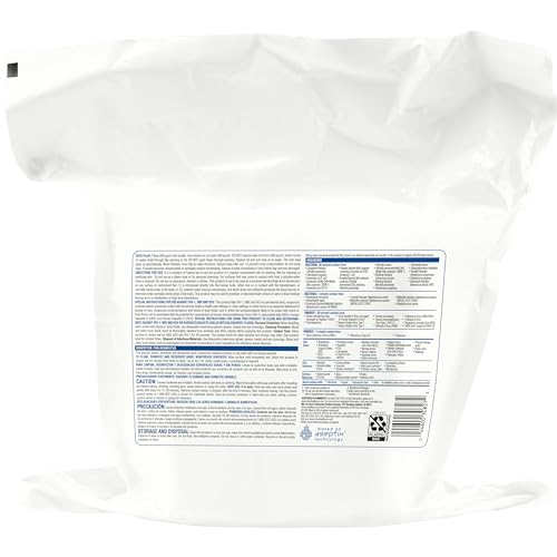 Buy now Clorox Healthcare Hydrogen Peroxide Cleaner Disinfectant Wipes, 12" x 11", Refill for Bucket, 185 Count (Package May Vary) at indiglob india