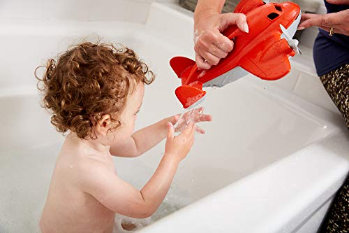 Buy now Green Toys Fire Plane - Pretend Play, Motor Skills, Kids Bath Toy Vehicle. No BPA, phthalates, PVC. Dishwasher Safe, Recycled Plastic, Made in USA. at indiglob india