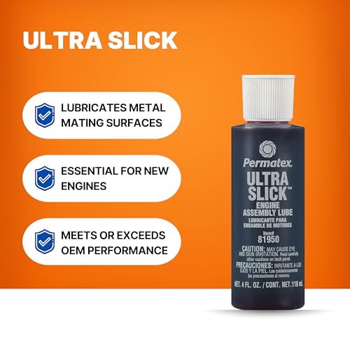 Buy now Permatex 81950 Ultra Slick Engine Assembly Lube, 4 oz. , Red at indiglob india