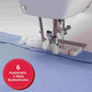 Buy now Plus Sewing Machine 62C Brilliance with Extension Table by Singer at indiglob india