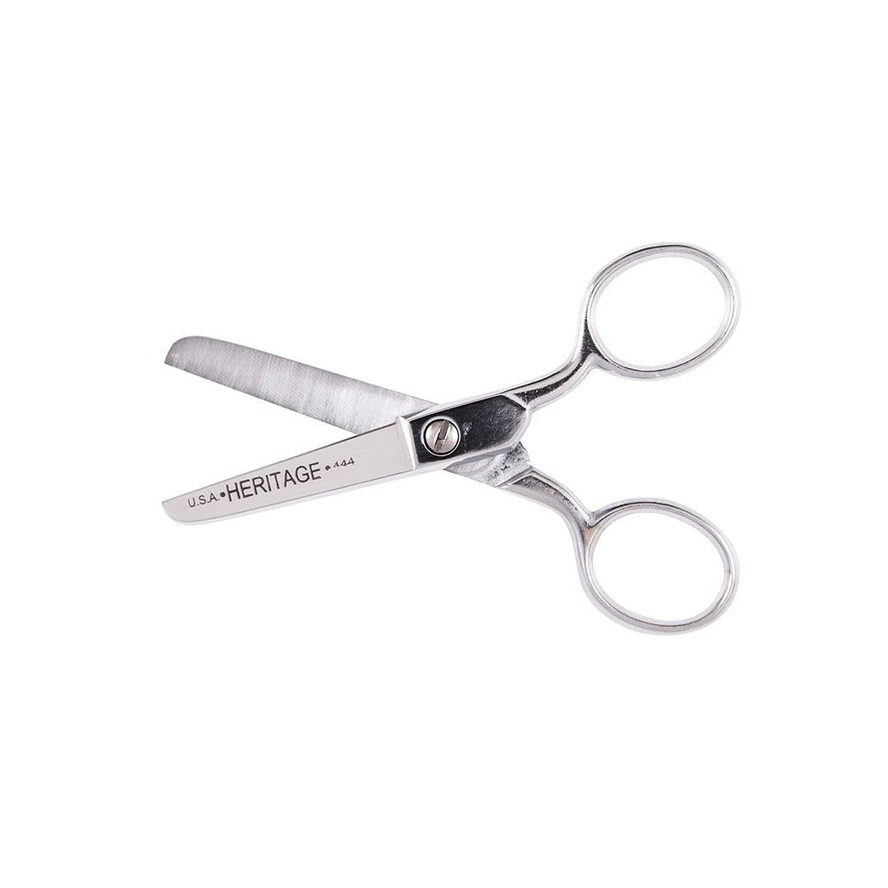 Buy now Klein Tools 444HC Scissors, Safety Scissors for Cutting Thread, Yarn, and More, 4-Inch at indiglob india