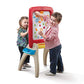 Buy now Step2 All Around Easel for Two, Kids Activity Table, Double-Sided Art Board, Made of Durable Plastic, Includes 94-Piece Soft Foam Magnets, For Toddlers 3+ Years Old at indiglob india