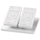 Buy now Lutron Pico Remote for Audio, Works with Sonos (Caseta Smart Hub Required), Raise/Lower Volume, Pause and Skip Tracks, For Table Top or Wallmount Use, PJ2-3BRL-GWH-A02, White at indiglob india