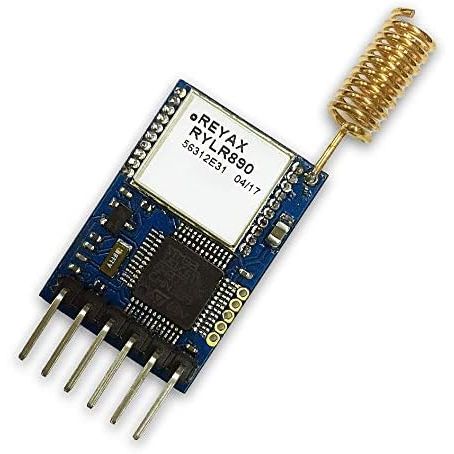 RYLR896 Lora Module SX1276 UART 868MHz 915MHz Antenna at Command FCC NCC