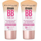 Maybelline Dream Fresh Skin Hydrating BB cream, 8-in-1 Skin Perfecting Beauty Balm with Broad Spectrum SPF 30, Sheer Tint Coverage, Oil-Free, Light/Medium, 1 Fl Oz