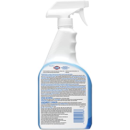 Buy now CloroxPro Anywhere Daily Disinfectant and Sanitizer, No-Rinse Food Contact Sanitizer, 32 Fluid Ounces, Pack of 12 at indiglob india