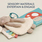 Buy now Itzy Ritzy Bunny Lovey & Crinkle Book Gift Set - Learn & Snuggle Gift Set Includes Soft Sherpa Bunny Lovey & Soft Book with Flap, Textures & Crinkle Sounds (Bunny) at indiglob india