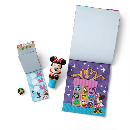 Buy now Melissa & Doug Sticker Wow!ƒ?› Disney Mickey Mouse Bundle: 24-Page Activity Pad, Stamper, 500 Stickers, Mini Pad, Arts and Crafts Fidget Toy Collectible Character at indiglob india