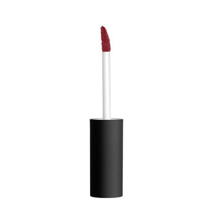 NYX PROFESSIONAL MAKEUP Soft Matte Metallic Lip Cream, Liquid Lipstick - Budapest (Deep Mauve With Red Undertone)