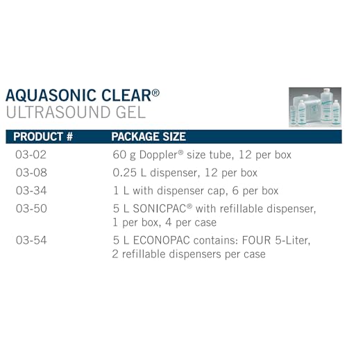 Buy now Parker W60693L5 Aquasonic Clear Ultrasound Gel, 5 Liter, 1 Count at indiglob india