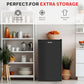 Buy now Honeywell Compact Upright Freezer, 3 Cubic Feet, Single Door Upright Freezer with Reversible Door, for Home, Dorms, Apartment, Office- Black at indiglob india