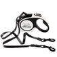 Buy now EXPAWLORER Dual Retractable Dog Leash - Double-Head Lockable Extendable Pet Leash - 16FT Reflective Nylon Ribbon - 360 Tangle-Free for Two Dogs Walking Training at indiglob india