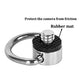 Buy now Stainless Steel D Ring Screw Hinged Holder Camera Fixing Screw 1/4"-20 Thread for Tripod DSLR Cameras for Quick Release Wrist Strap Sling 2 Pack at indiglob india