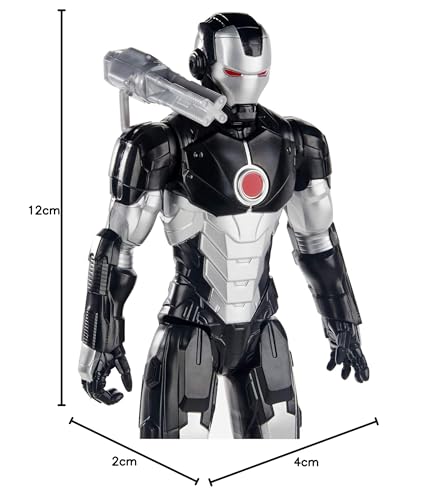 Buy now Avengers Titan Hero Series Blast Gear Marvel’s War Machine Action Figure, 12-Inch Toy, Inspired by The Marvel Universe, for Kids Ages 4 and Up at indiglob india