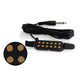 Buy now Guitar Pickup Acoustic Electric Transducer for Acoustic Guitar, Cable Length 10' (Gold) at indiglob india