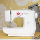 Buy now SINGER MX60 Lightweight & Portable Sewing Machine with Accessory Kit & Foot Pedal | 57 Stitch Applications, LED Light & 4-step Buttonhole | Great for Crafts & Mending at indiglob india