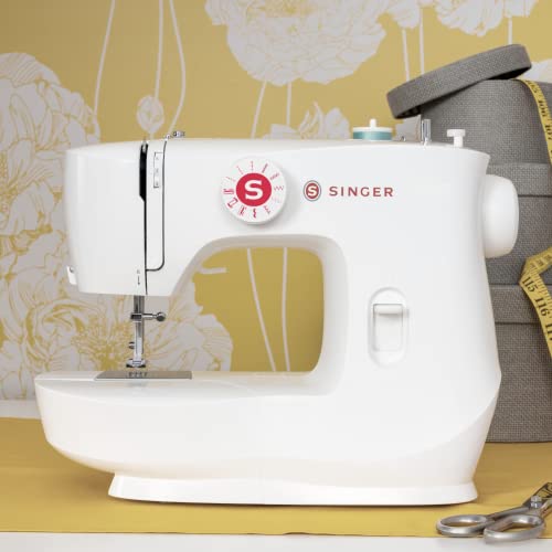 Buy now SINGER MX60 Lightweight & Portable Sewing Machine with Accessory Kit & Foot Pedal | 57 Stitch Applications, LED Light & 4-step Buttonhole | Great for Crafts & Mending at indiglob india