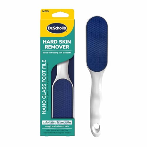 Buy now Dr. Scholl's Hard Skin Remover Nano Glass Foot File - Foot Callus Remover, Durable Foot Scrubber, Dead Skin Remover, Hygienic Pedicure Tool, Long Lasting Foot Buffer, Soft Smooth Feet at indiglob india