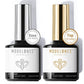 Buy now modelones Gel Nail Polish Top Base Coat, 2 PCS Clear High Glossy Long Lasting Soak Off Home Salon DIY Manicure Gift for Women at indiglob india