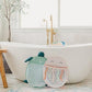 Buy now Copper Pearl Oceana Bath Toy Organizer with Suction Cups Extra-Large Mesh Bath Toy Holder for Bathtub, Quick-Dry Bath Toy Storage Net, Convenient Bath Toy Net for Tub - Cora at indiglob india