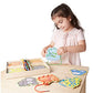 Buy now Melissa & Doug Alphabet Wooden Lacing Cards With Double-Sided Panels and Matching Laces at indiglob india
