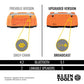 Buy now KLEIN TOOLS AEPJS3 Bluetooth Jobsite Speaker with Magnet and Hook, 20-Hr Run Time, Charge Via USB A or C, Pair Multiple Speakers Via Broadcast, Hands Free Capable at indiglob india