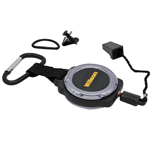 Buy now Wilson CB Microphone Retriever 305MRBC - Adjustable Mic Lanyard and Hardware Mounting Kit - Black Chrome Finish at indiglob india