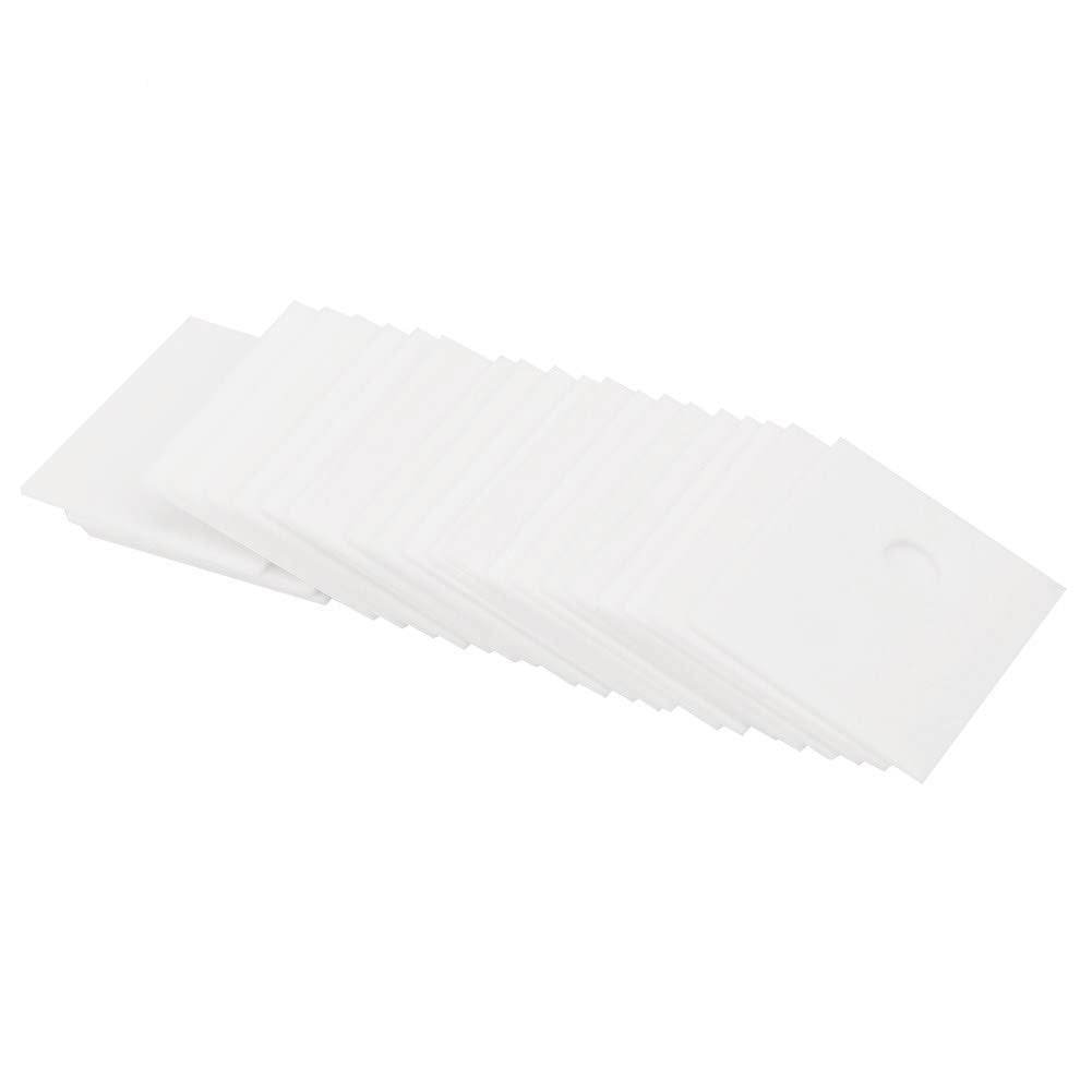 100 Pcs TO-247 17 x 22 x 1mm Alumina Ceramic Insulating Sheet High Hardness Excellent Wear MOS Transistor IGBT Cooling Pad with 3.7mm Hole - My Store