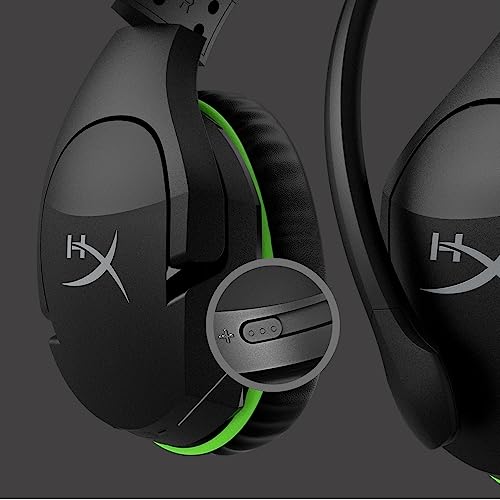 Buy now HyperX CloudX Stinger - Official Xbox Licensed Gaming Headset, Lightweight, Rotating Ear Cups, Memory Foam, Comfort, Durability, Steel Sliders, Swivel-to-Mute Noise-Cancellation Microphone at indiglob india