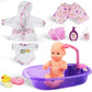Buy now Liberty Imports Baby Bath Toys 13-Inch Little Newborn Doll Bath Set - Real Working Bathtub with Detachable Shower Spray and Accessories for Kids Pretend Play at indiglob india