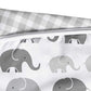 Buy now Boppy Nursing Pillow Cover, Premium Quick-Dry Fabric, Gray Elephants, Fits The Original Support Boppy Pillow for Breastfeeding and Bottle Feeding, Cover Only at indiglob india