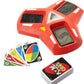 Buy now UNO Triple Play Card Game with Card-Holder Unit with Lights & Sounds & 112 Cards, Kid, Teen & Adult Game Night Gift Ages 7 Years & Older, HCC21 at indiglob india
