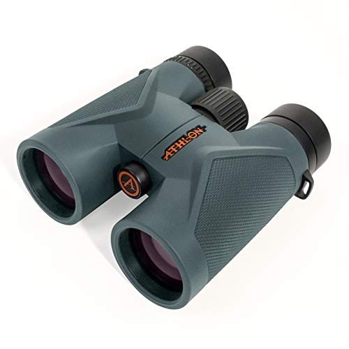 Buy now Athlon Optics 8x42 Midas UHD Gray Binoculars with ED Glass for Adults and Kids, High-Powered Binoculars for Hunting, Birdwatching, and More at indiglob india