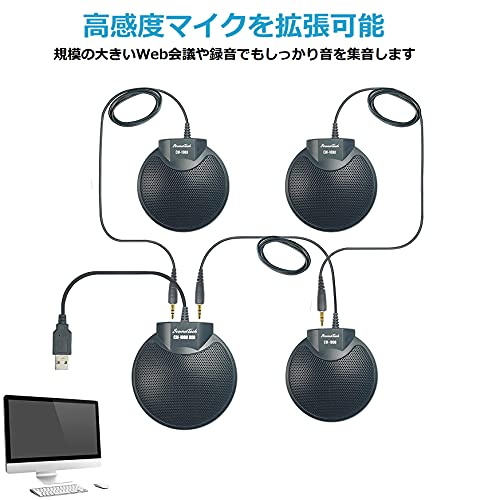 Buy now Sound Tech CM-1000USB Table Top Conference Meeting Microphone with Omni-Directional Stereo USB at indiglob india