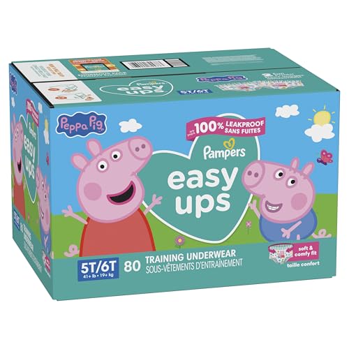 Buy now Pampers Training Pants - Easy Ups Girls & Boys - Size 3T-4T, 22 Count, Peppa Pig Underwear (Packaging May Vary) at indiglob india