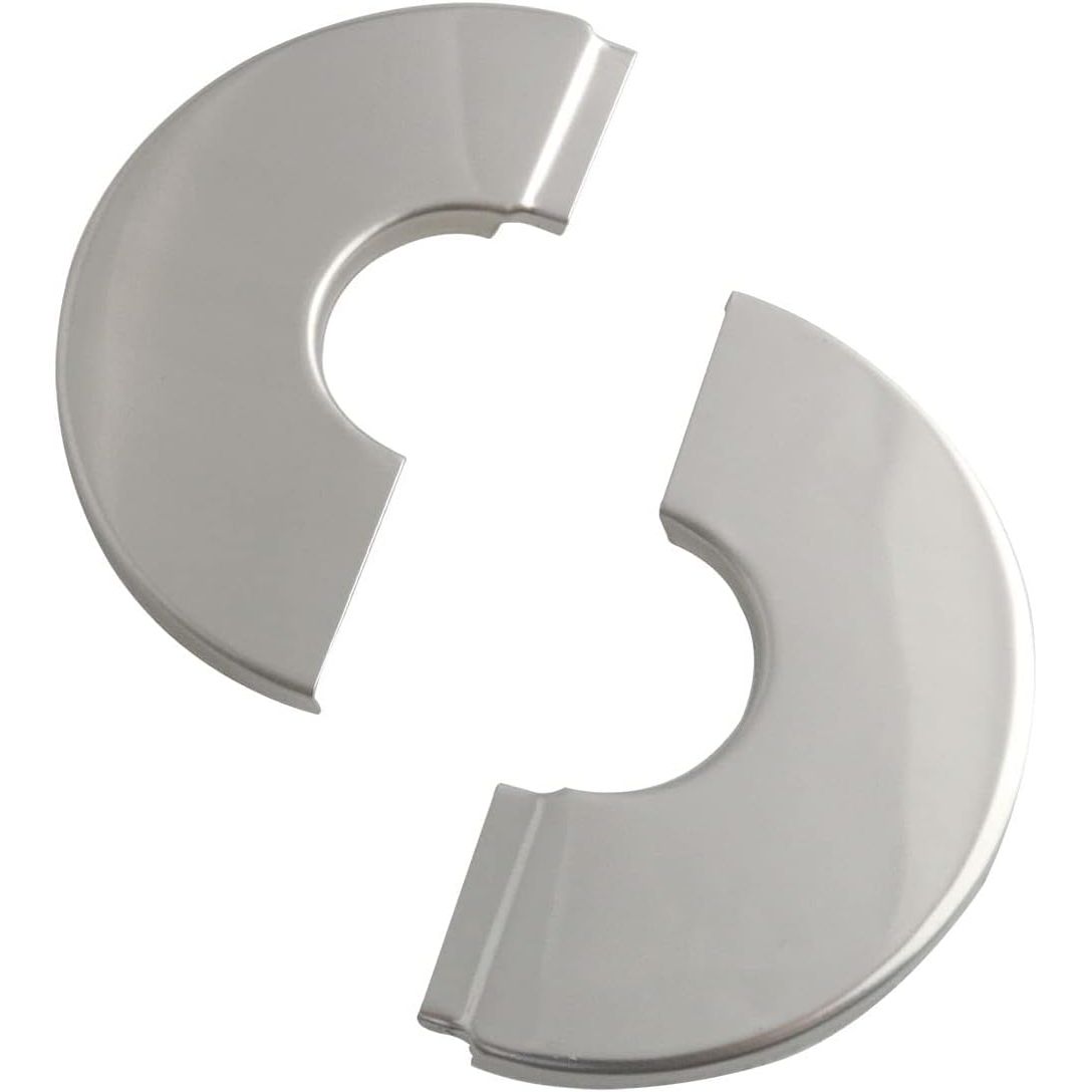 Buy now Wall Split Flange 2PCS Stainless Steel Round Escutcheon Plate Floor and Ceiling Plate Cover Split Flange for 28mm Dia Pipe 25 Type Silver at indiglob india