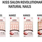 Buy now Kiss Salon Acrylic Nude French 28 Count Medium Length Flat (Pack of 6) at indiglob india