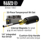 Buy now Klein Tools 32510 Magnetic Multibit Screwdriver with Sturdy Torx, Hex, Spanner, Tri-Wing, Torq and Nut Tamperproof Bits and Storage Block at indiglob india