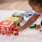 Buy now Melissa & Doug Nesting and Sorting Blocks - 6 Buildings, 6 Wooden Vehicles - FSC Certified at indiglob india