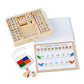 Buy now Melissa & Doug Deluxe Letters and Numbers Wooden Stamp Set ABCs 123s With Activity Book, 4-Color Stamp Pad - FSC Certified at indiglob india